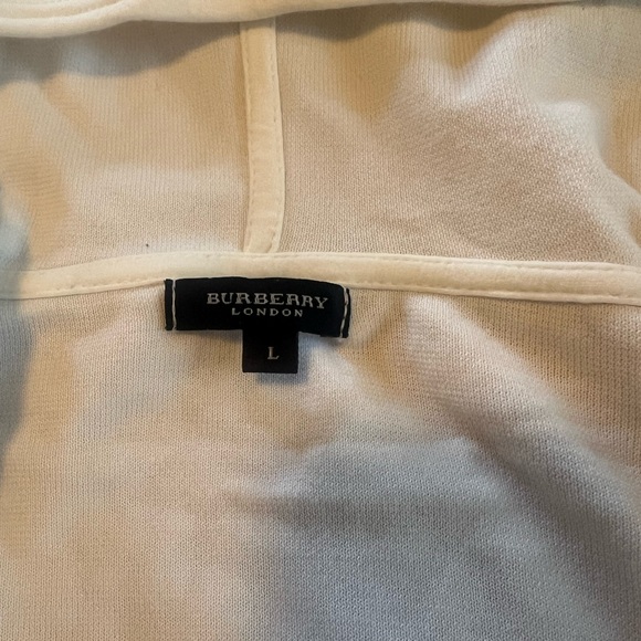 BURBERRY Terrycloth Zip Up - Picture 2 of 9